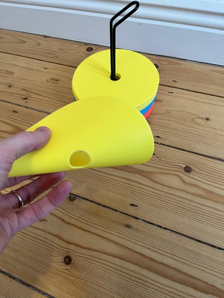 Round Flat Football Marker Cones - Image 2
