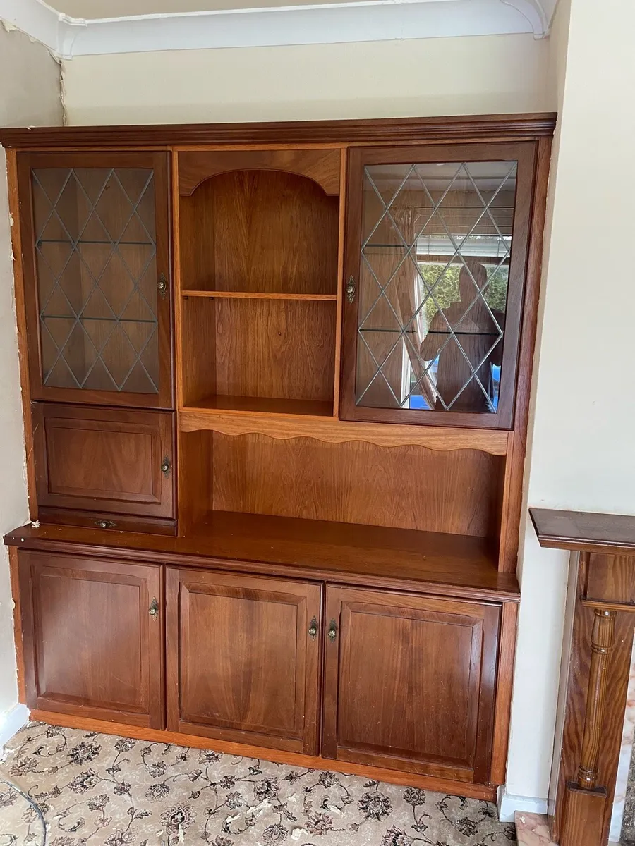 Free to takeSolid Wood Display Cabinet with Lights - Image 1