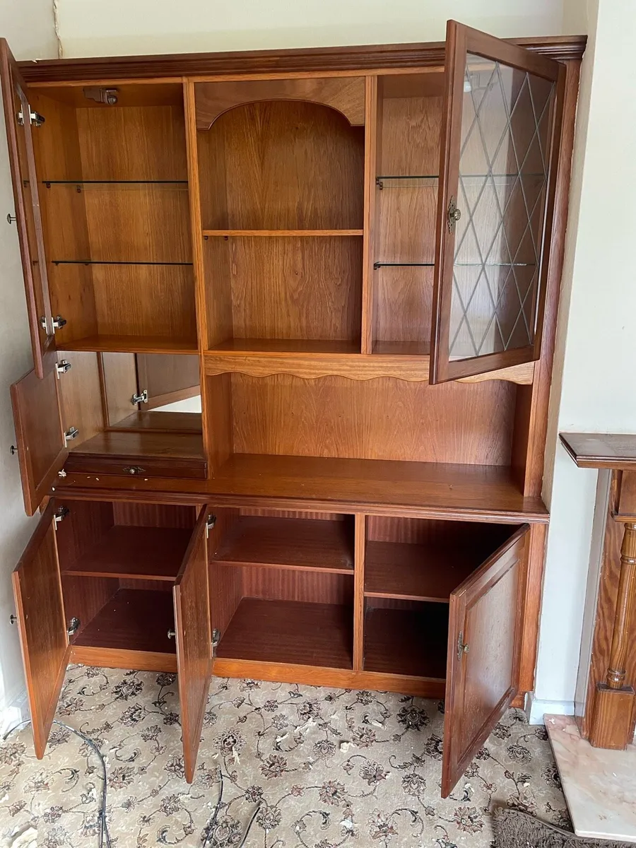 Free to takeSolid Wood Display Cabinet with Lights - Image 2