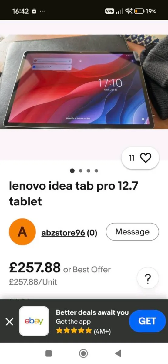 Lenovo Tab P12 (12.7" 3K Screen) – Mint Condition - Image 4