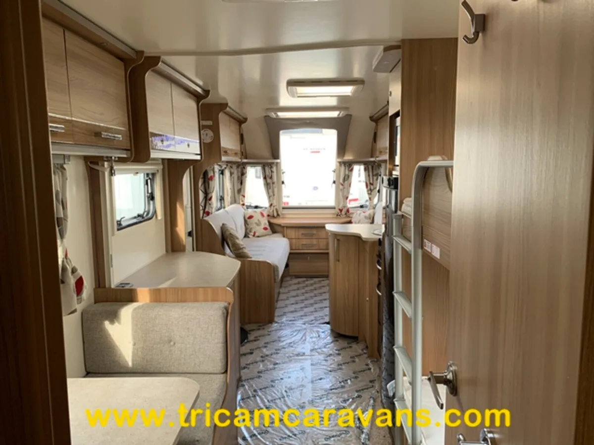 2017 Bailey Pegasus Palermo Fixed Bunks 5 Berth - Image 2