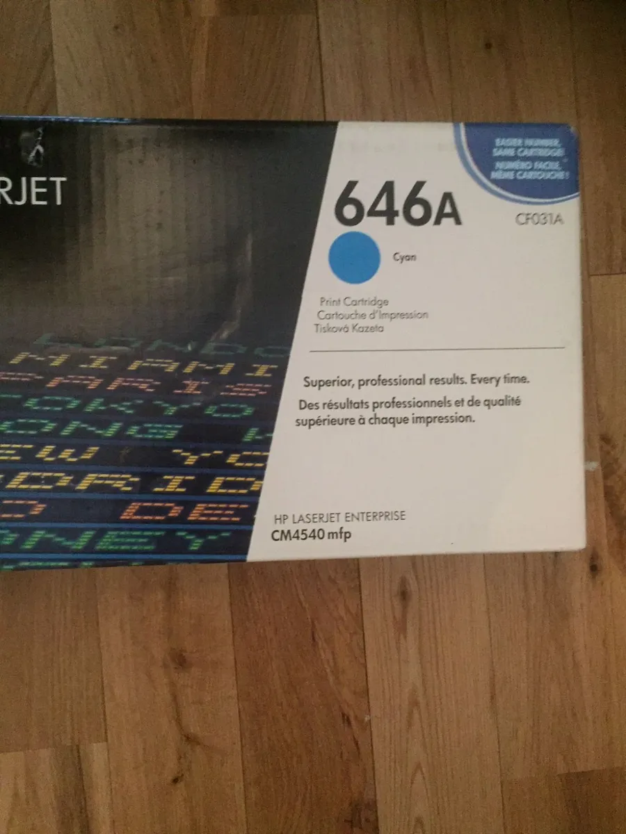 HP 646A Cyan LaserJet Toner Cartridge CF031A