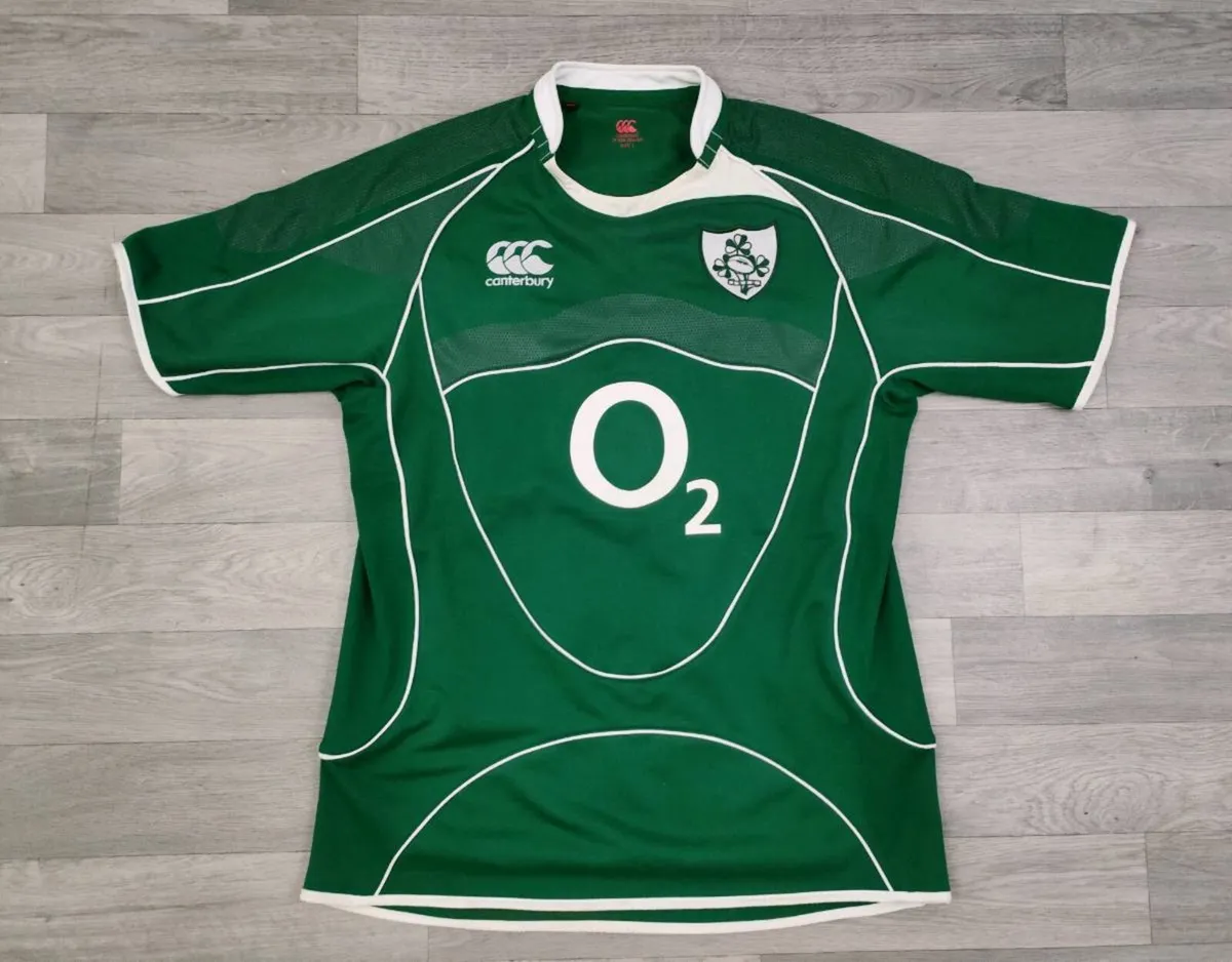 Vintage 2007 Canterbury Ireland Rugby Jersey Shirt - Image 1