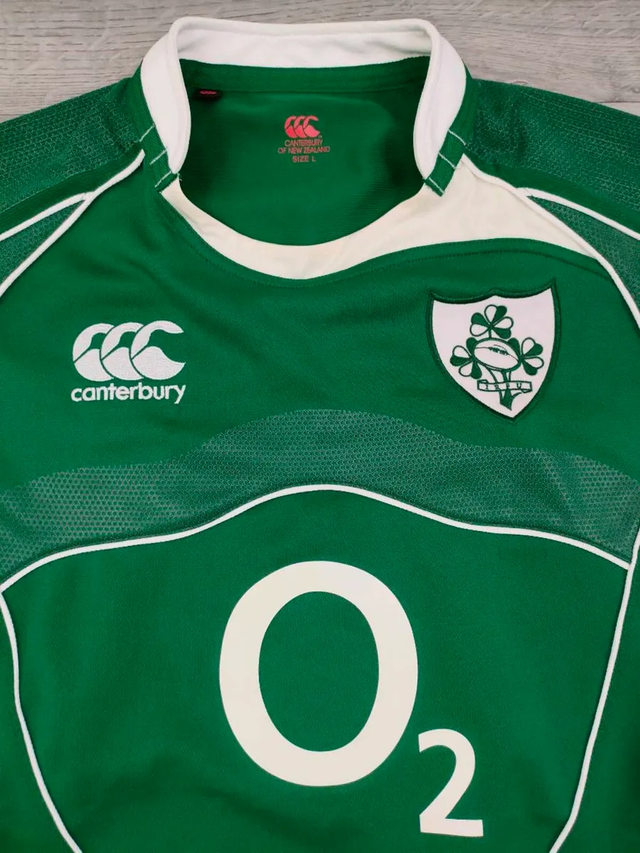Vintage 2007 Canterbury Ireland Rugby Jersey Shirt - Image 3