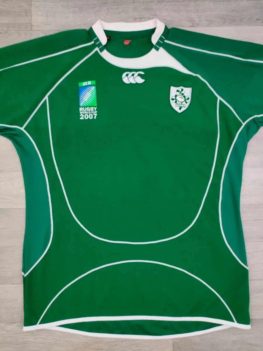Vintage Ireland 2007 Rugby WC Player Issue Jersey - Image 2