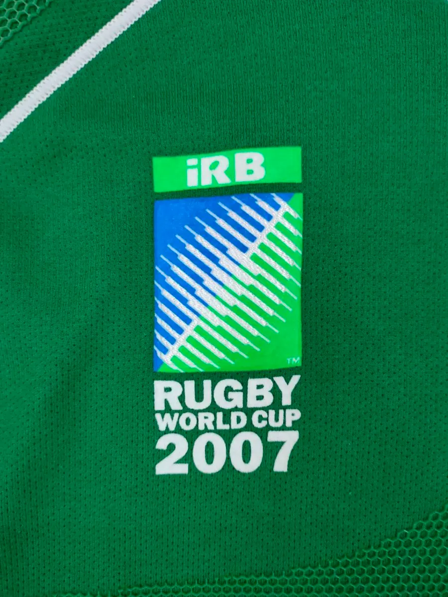 Vintage Ireland 2007 Rugby WC Player Issue Jersey - Image 4