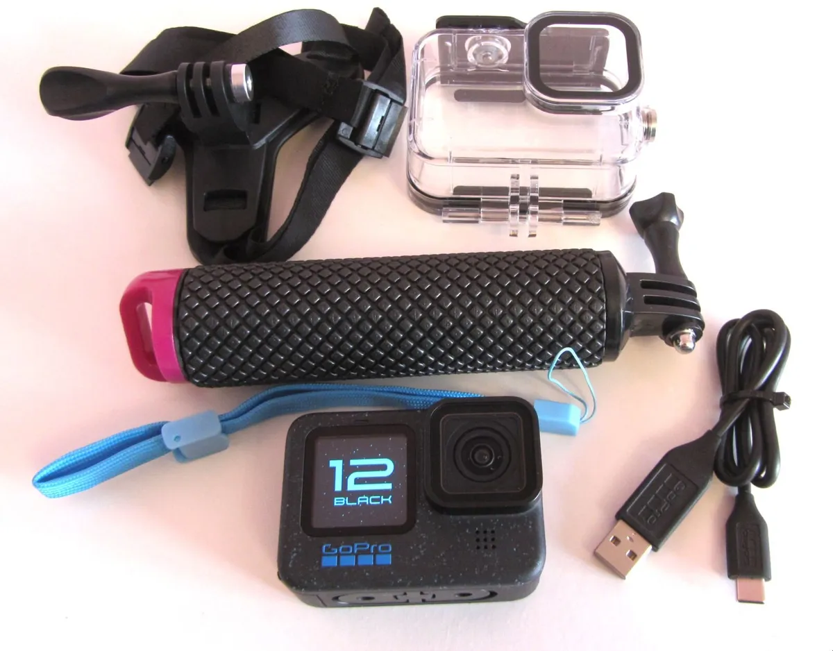 Gopro HERO12 Black 5.3K Video 27MP Action Camera - Image 1