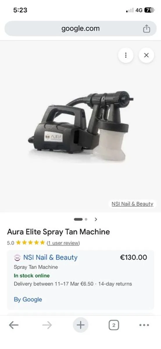 spray tan gun and massages table or lash table - Image 2