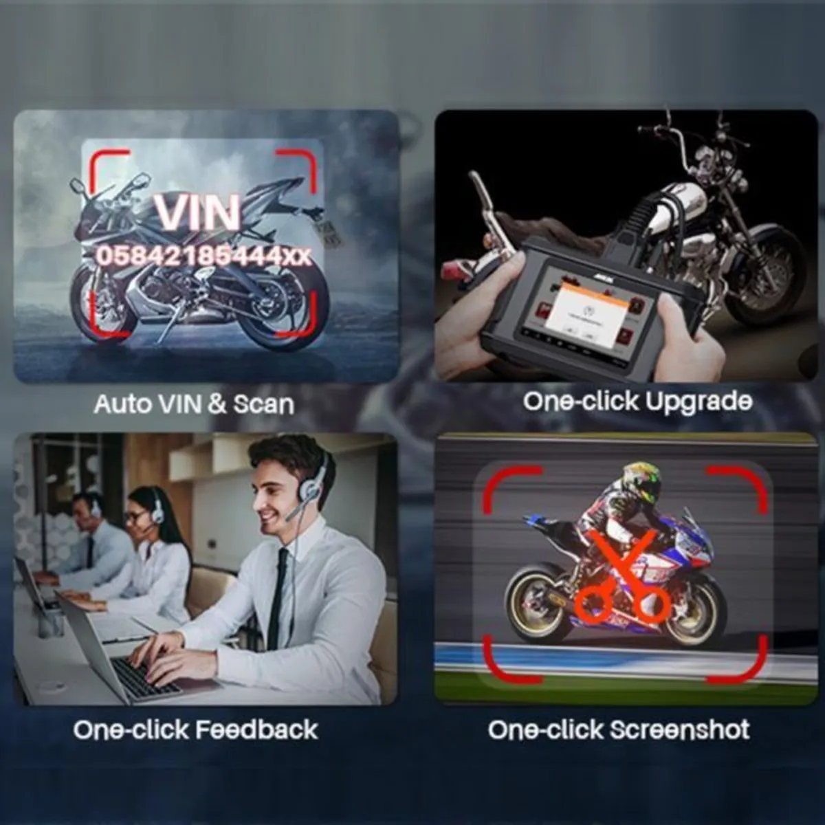 ANCEL MT510 for BMW Motorcycle Diagnostic Scanner - Image 2