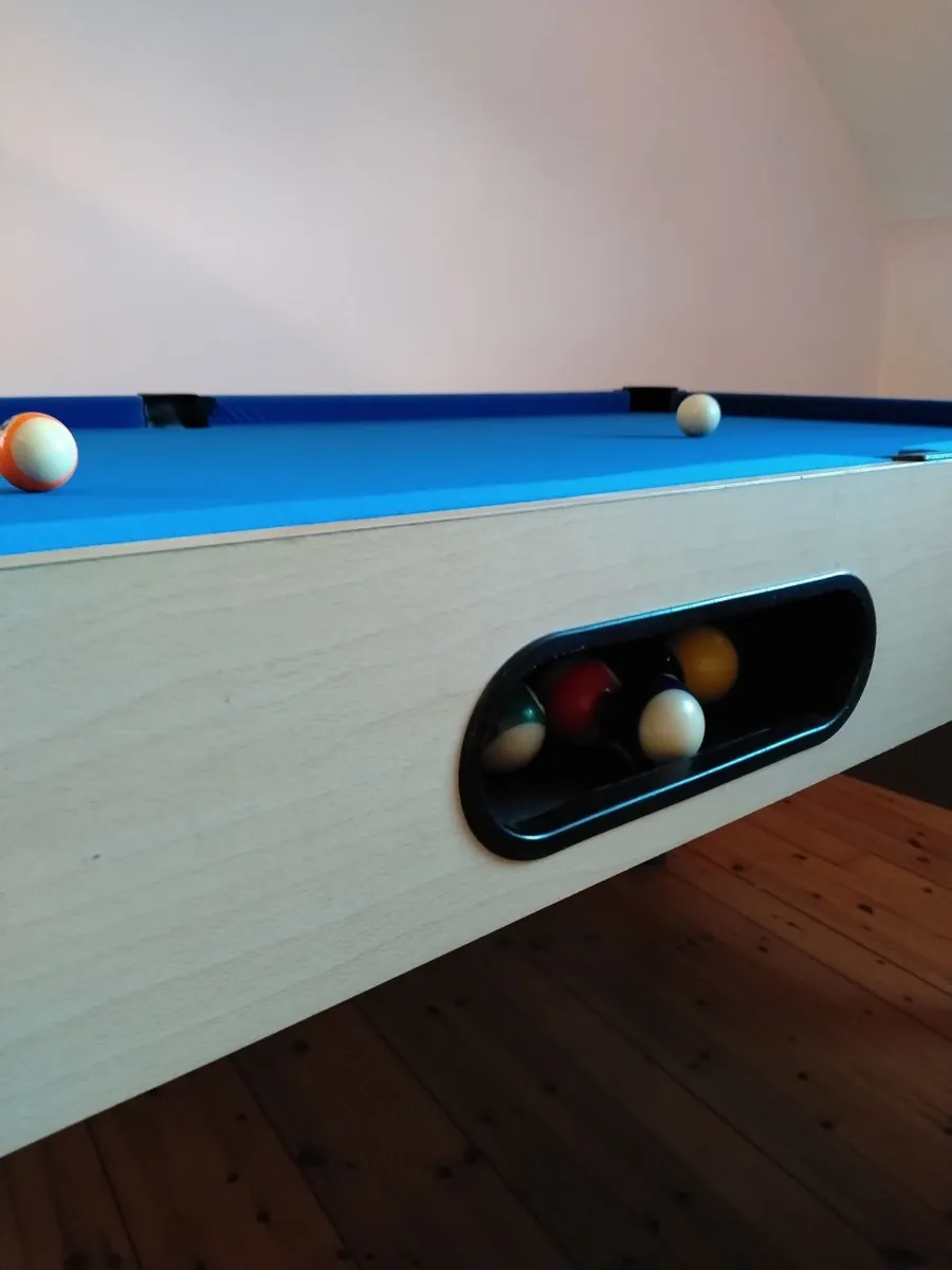 Pool Table Blue 3ft x 6ft. - Image 2