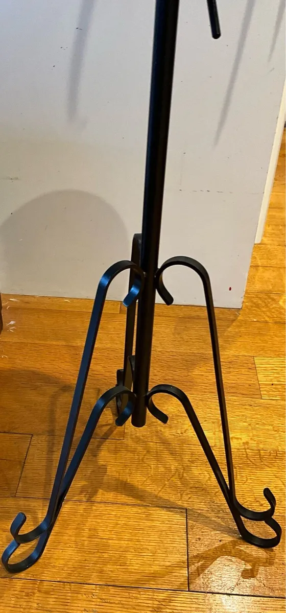 Wrought Iron Pedestal Plant Stand - Image 4