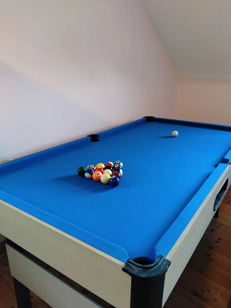 Pool Table Blue 3ft x 6ft. - Image 1