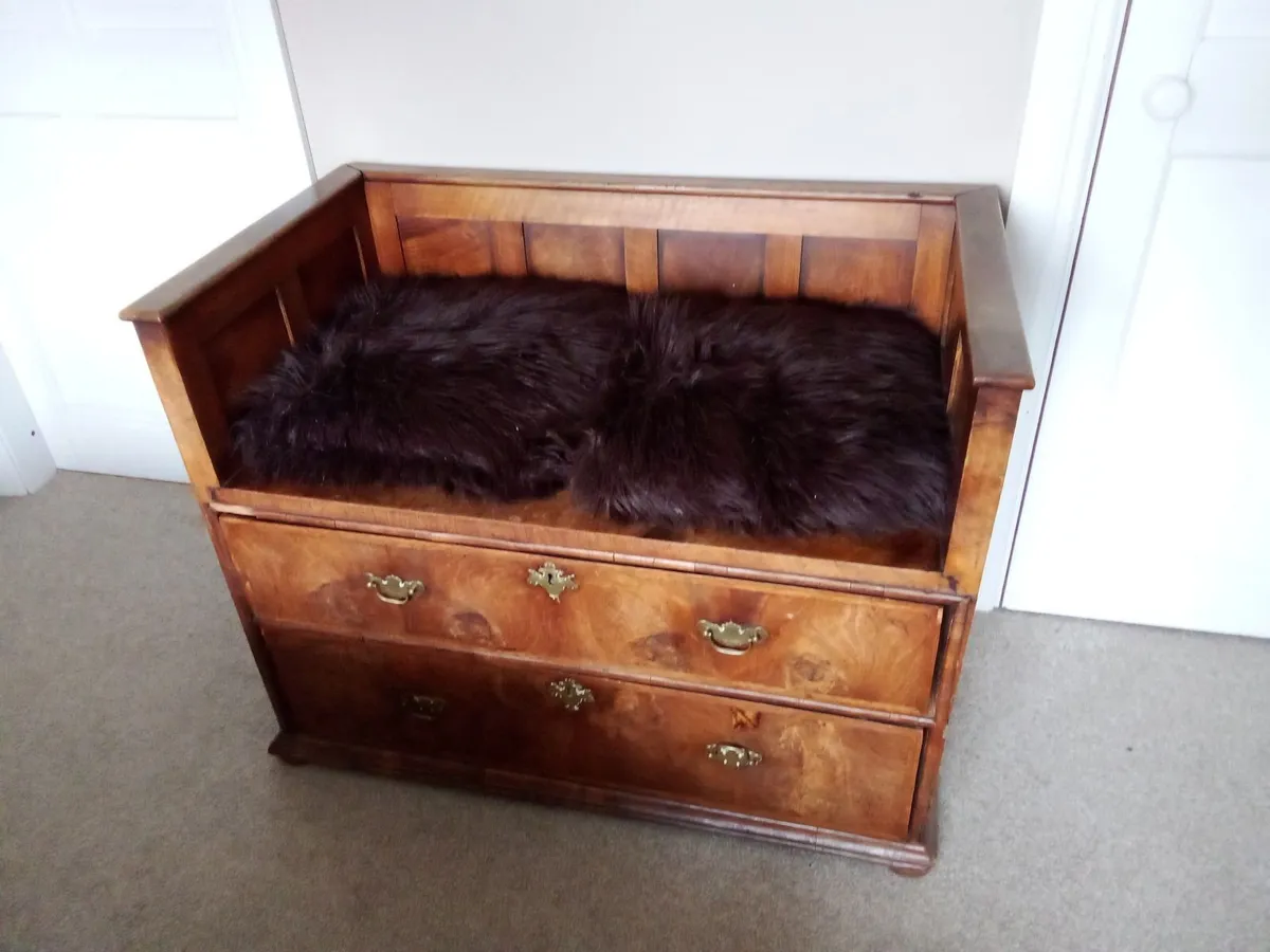 Antique Oak bench - Image 1