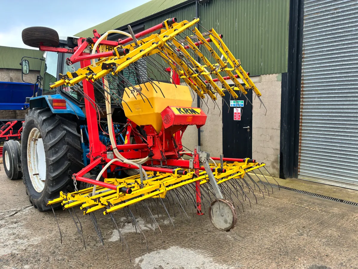 KRM 6m harrow and seeder - Image 2