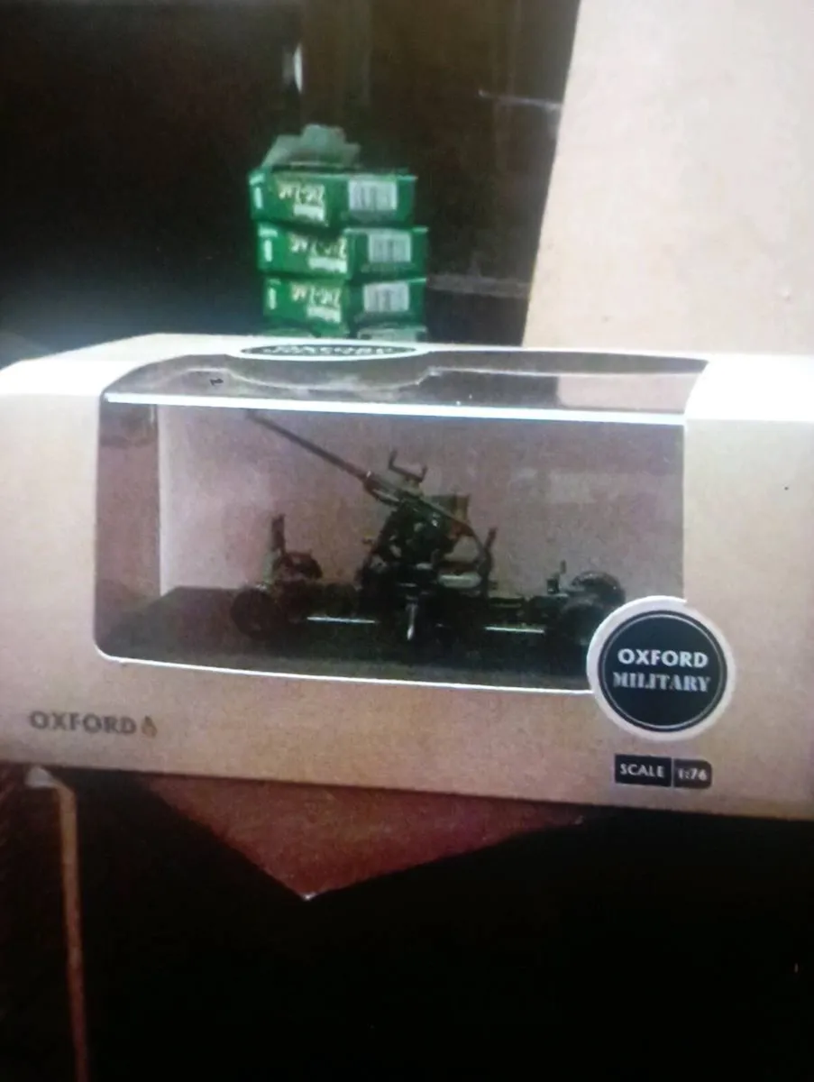 OOXFORD MILITARY DIE-CAST 1-76SCALE ANTI-AIRCRAFT - Image 1