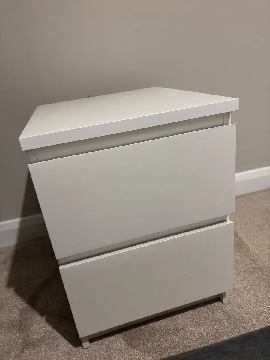 2 drawer bedside locker - Image 2