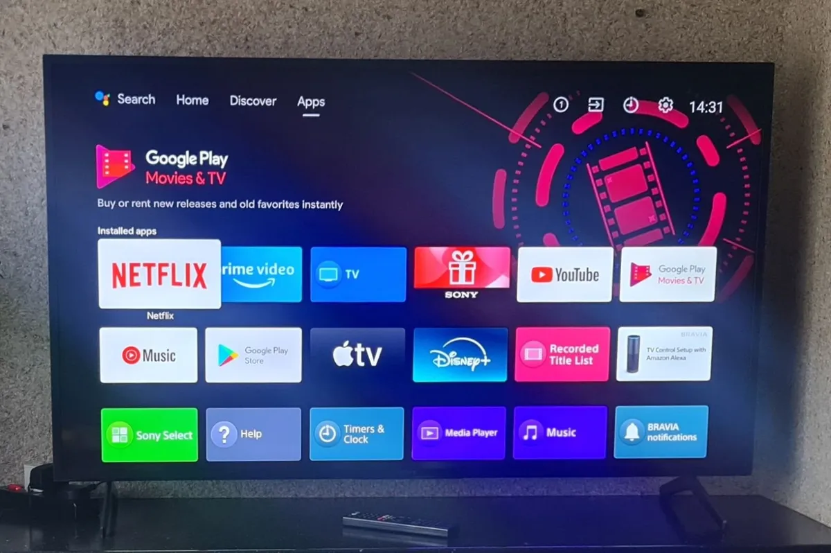 Sony Bravia 55" 4K HDR Smart Android TV - Image 1