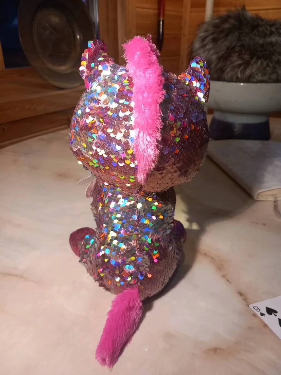 Ty flippables toy, sparkles unicorn, D18 post 7e - Image 4