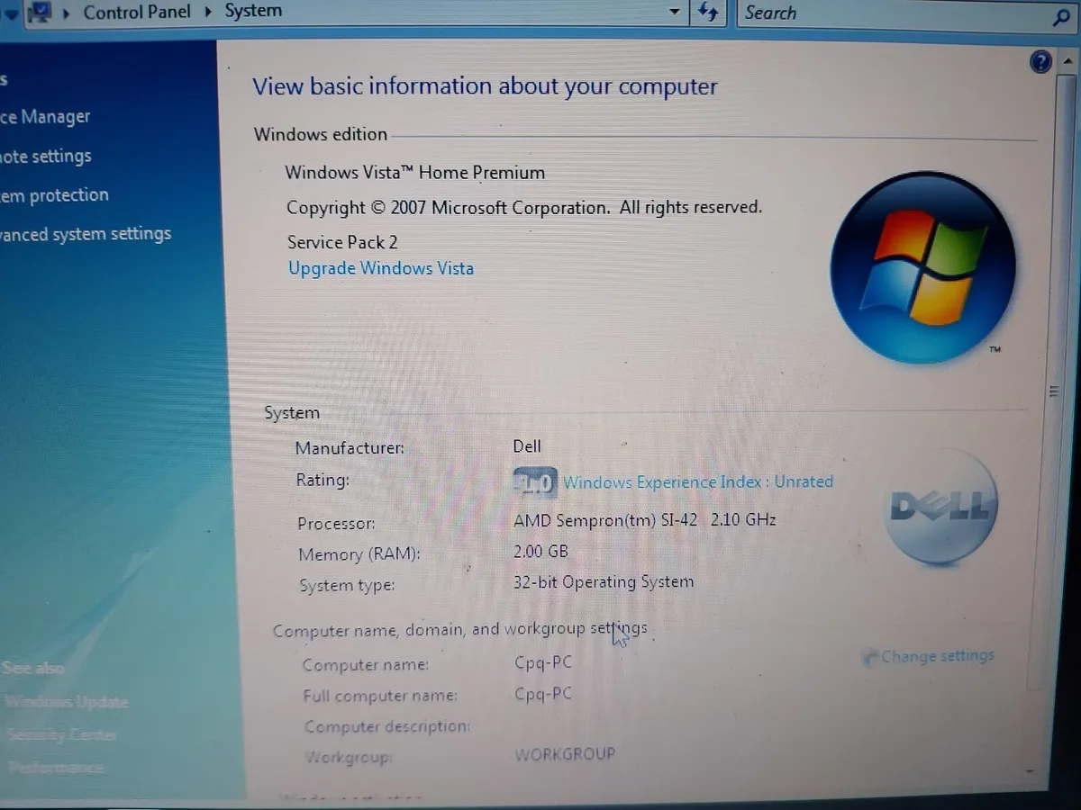 Compaq Presario CQ60-218EA 15.6 Laptop - Image 1