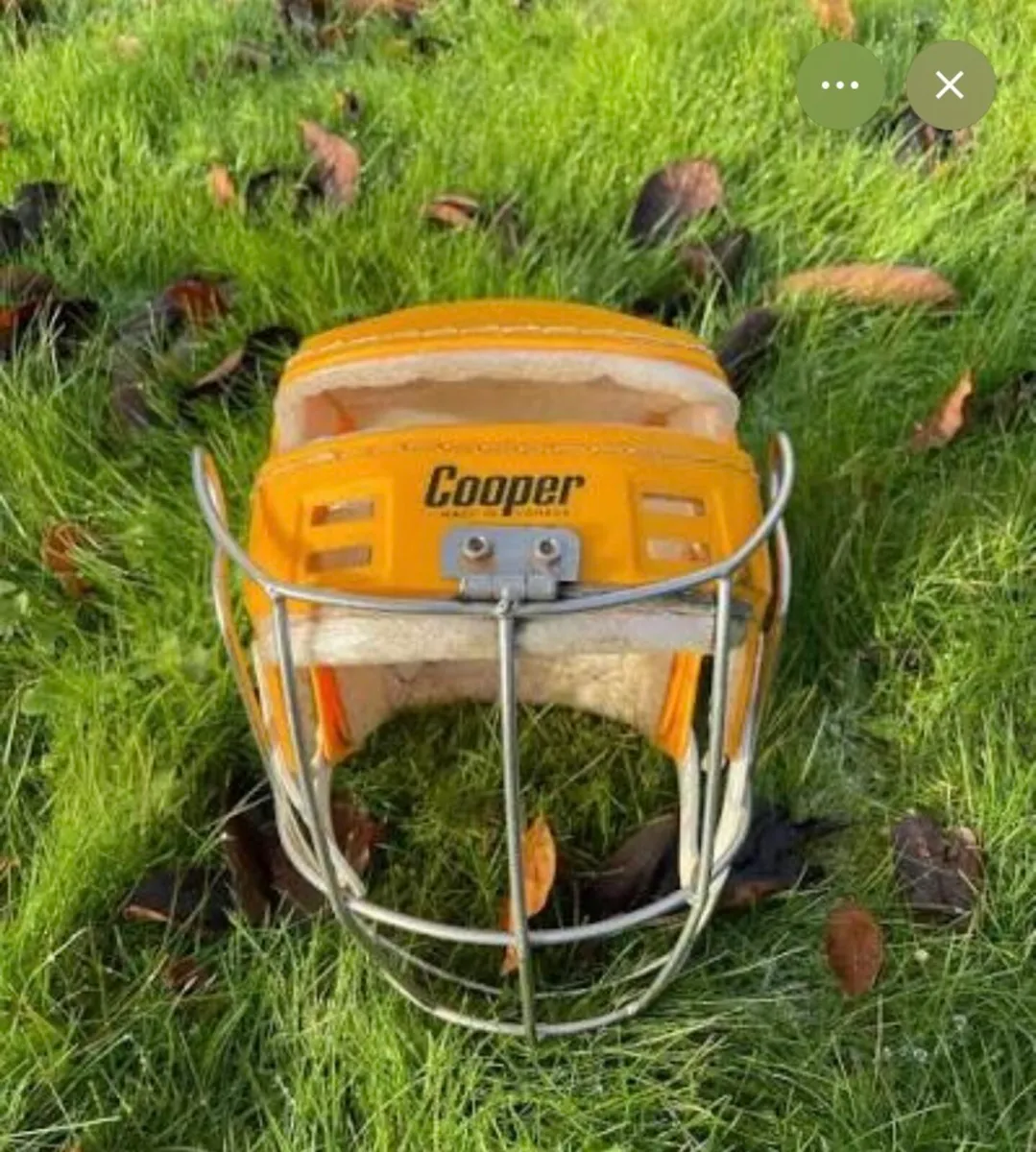 Oldstyle Yellow Cooper Helmet WANTED - Image 1