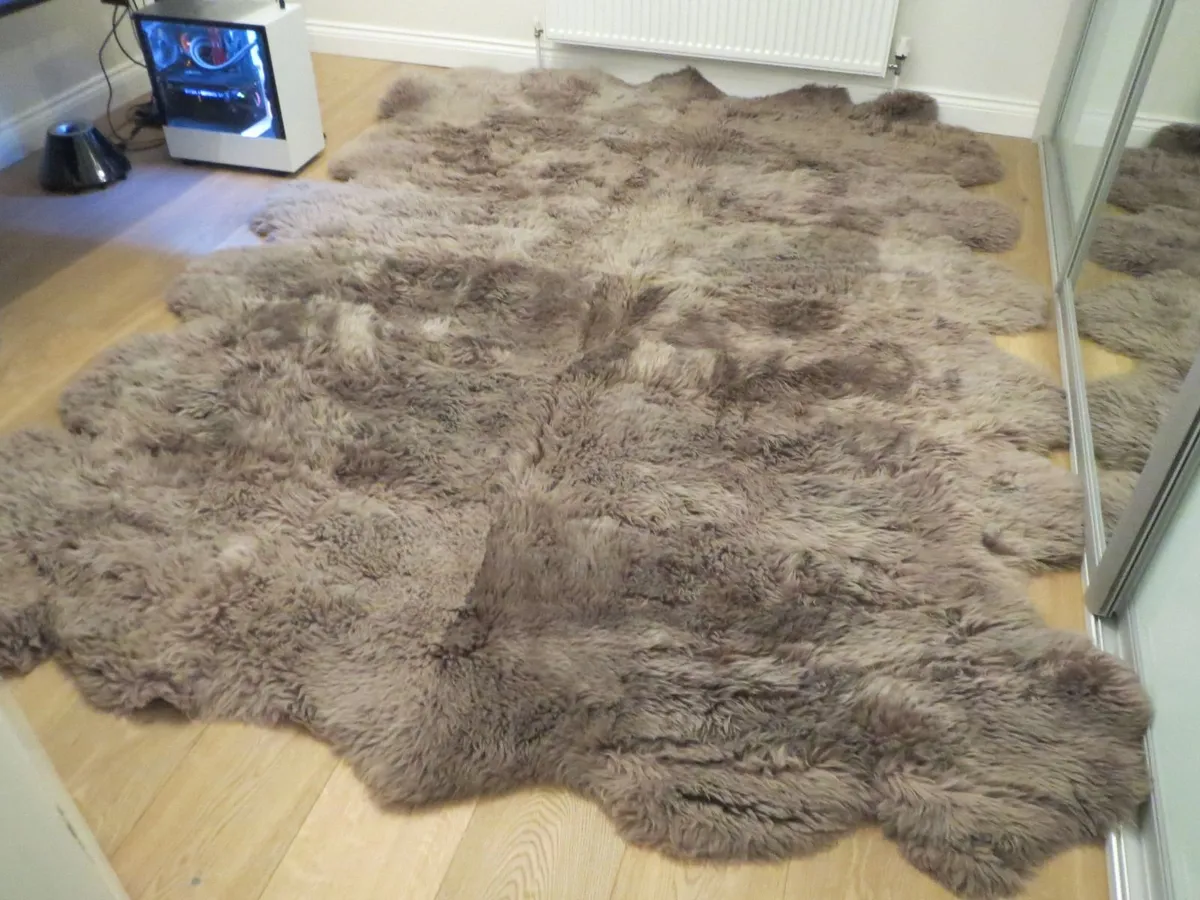 Natural Sheepskin rug XXL huge - Image 1