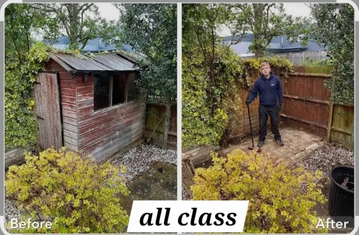 All class steam cleaning and garden service.