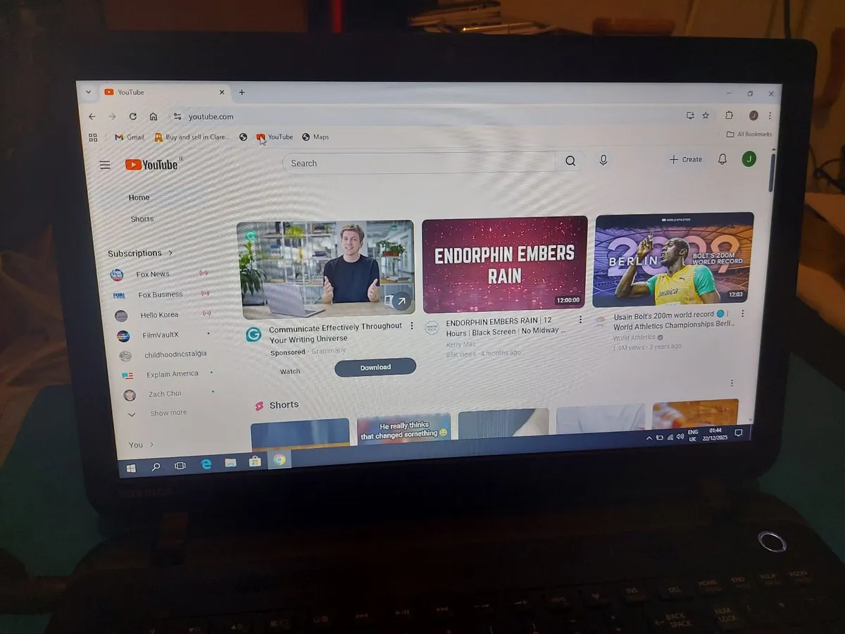 Toshiba Satellite Laptop C50-B-14D, 4GB RAM, 500GB - Image 3