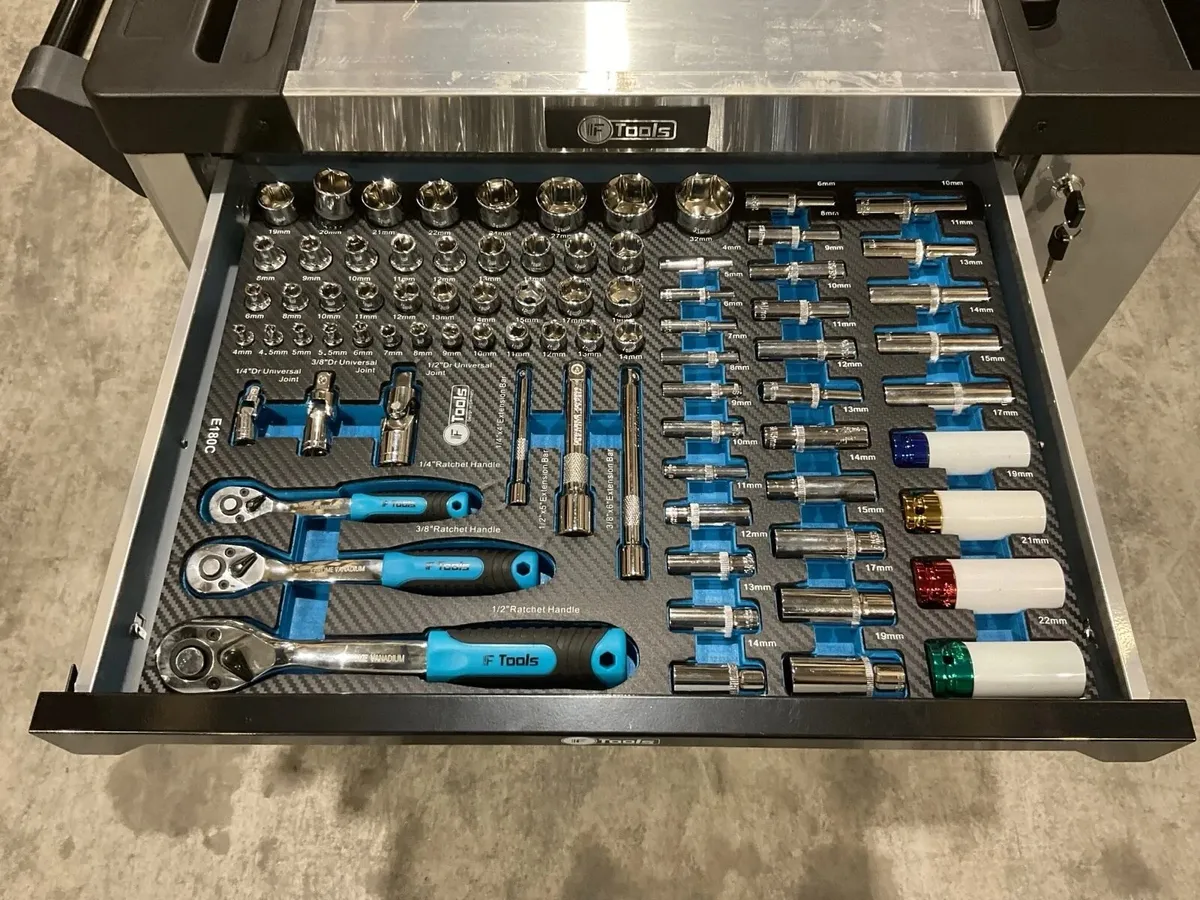 BRAND NEW 8drawer tool chest full of tools - Image 3