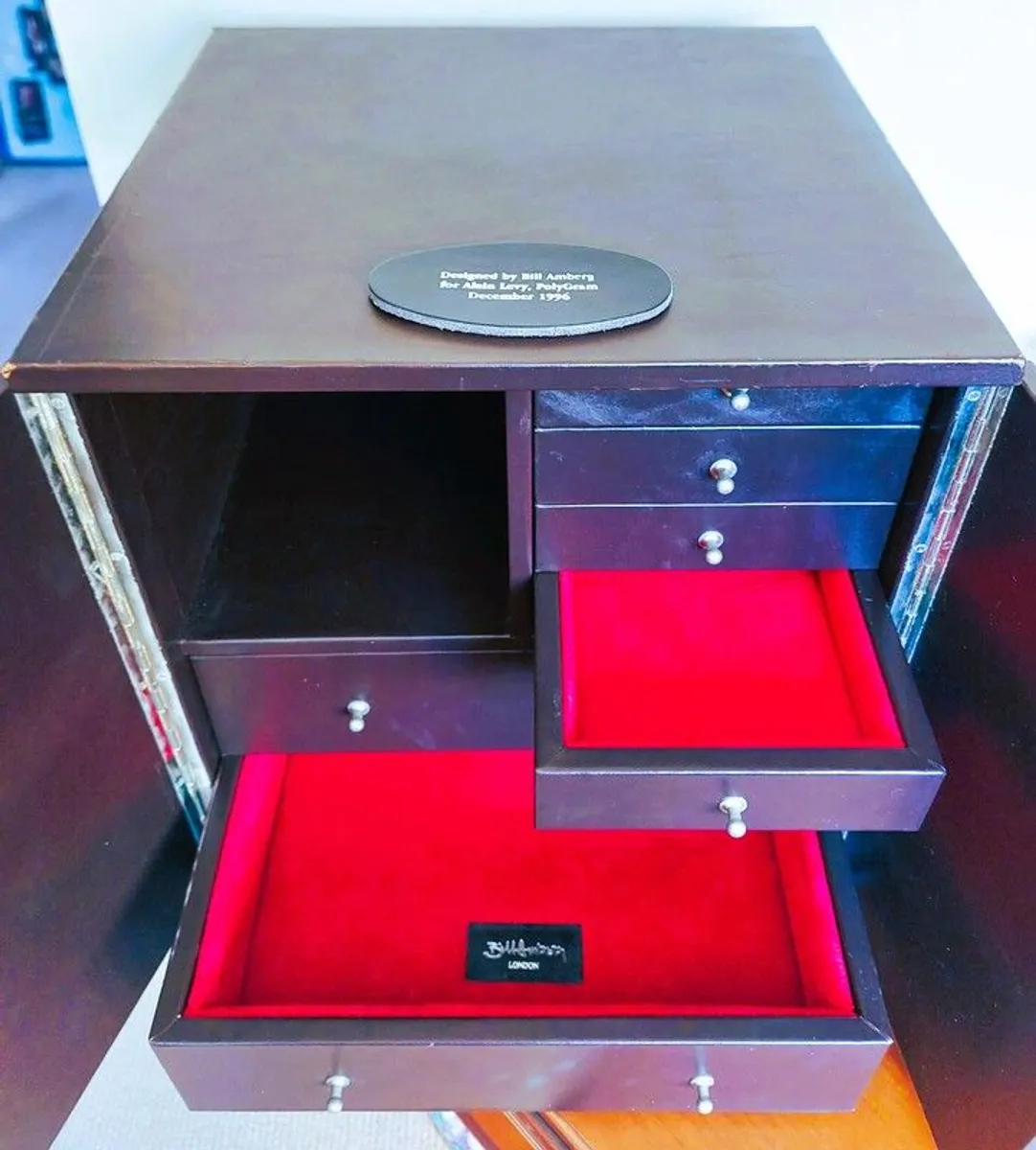 Bill Amberg London Bespoke Jewellery Chest for Alain Levy, PolyGram. - Image 1