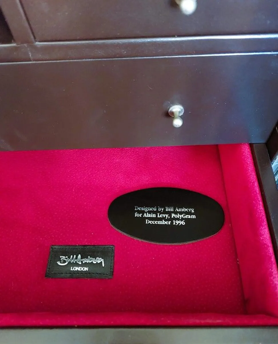 Bill Amberg London Bespoke Jewellery Chest for Alain Levy, PolyGram. - Image 2