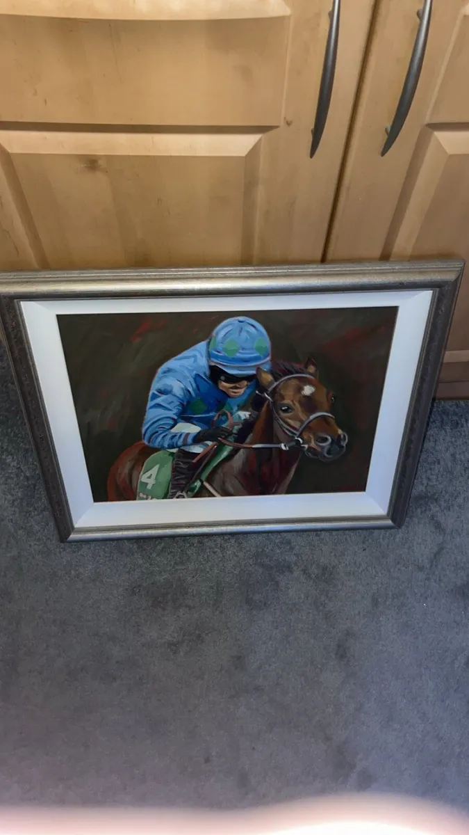 Honeysuckle painting framed - Image 2