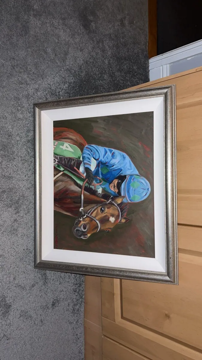 Honeysuckle painting framed - Image 1