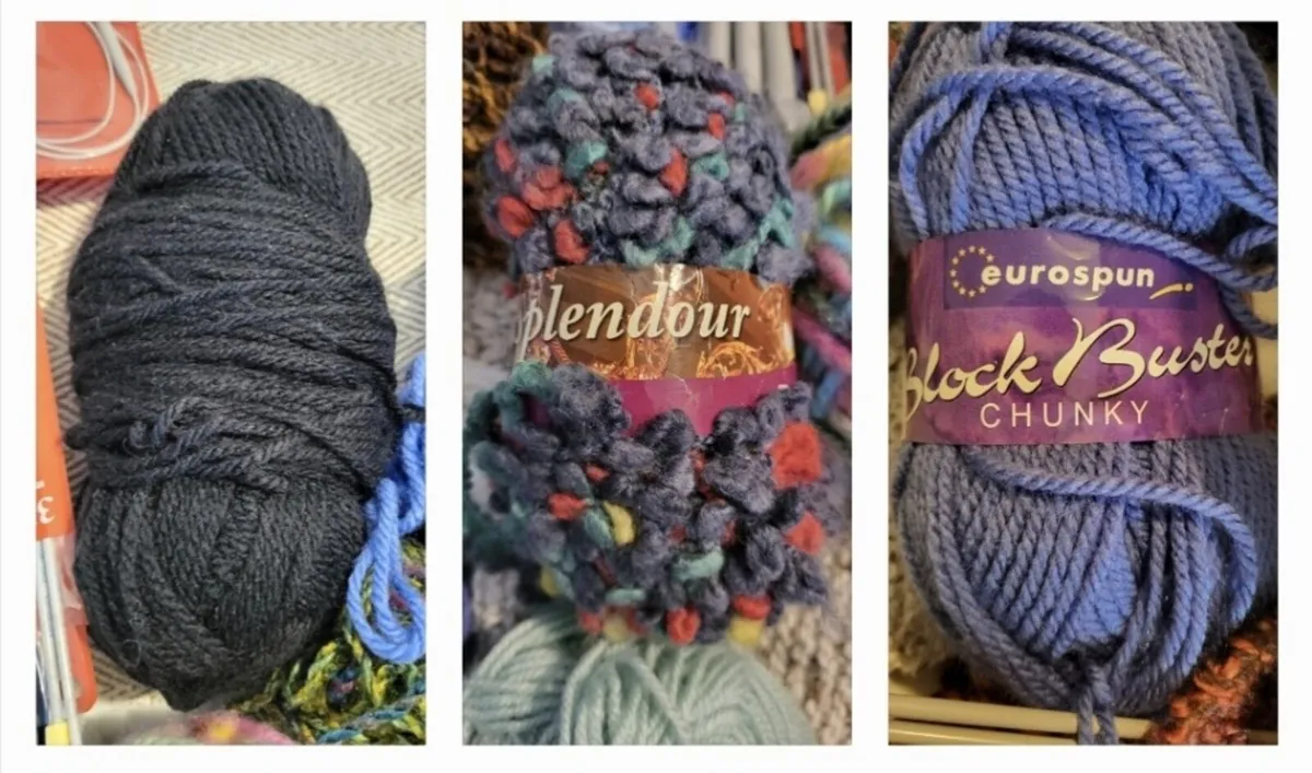 Wool, knitting needles & patterns - Image 1