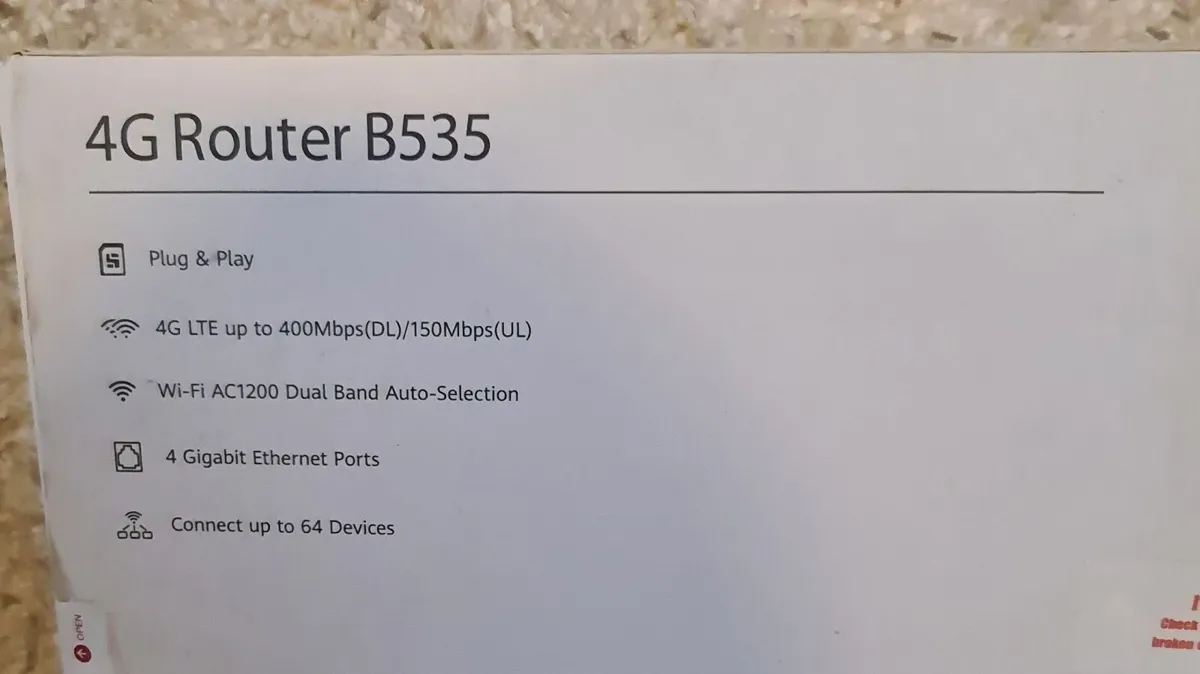 Huawei / Soyea B535-333 4G Router 3 Pro - Image 2
