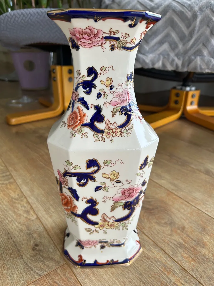 Masons ironstone Mandalay vase - Image 3
