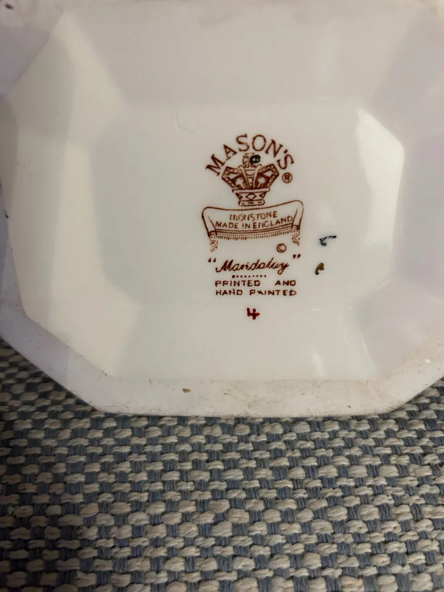 Masons ironstone Mandalay vase - Image 4