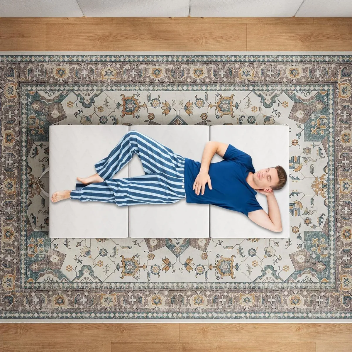 Folding Mattress Small Single 15CM Gel Memory - Image 2