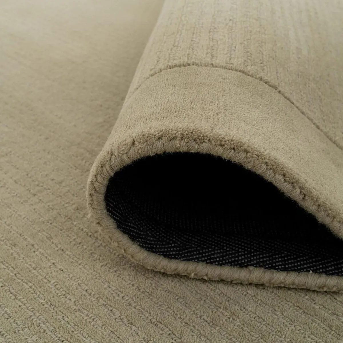 Green Rug 100% Wool Thick Scandi Cosy Living Room - Image 4