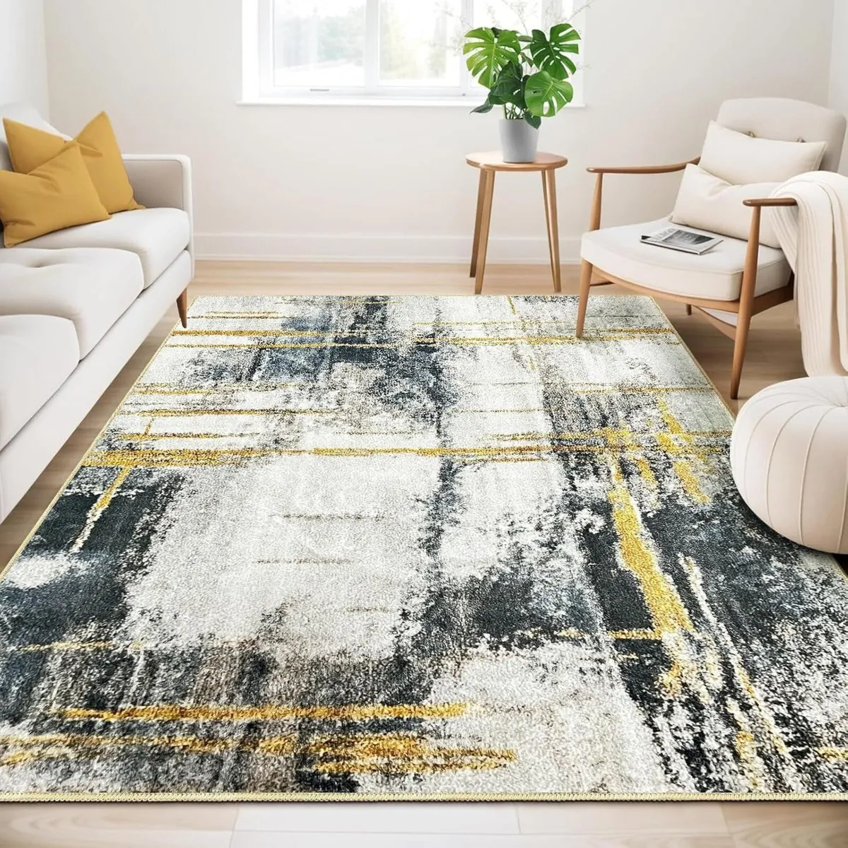 Beige Extra Large Area Rugs for living Room 200 x - Image 2