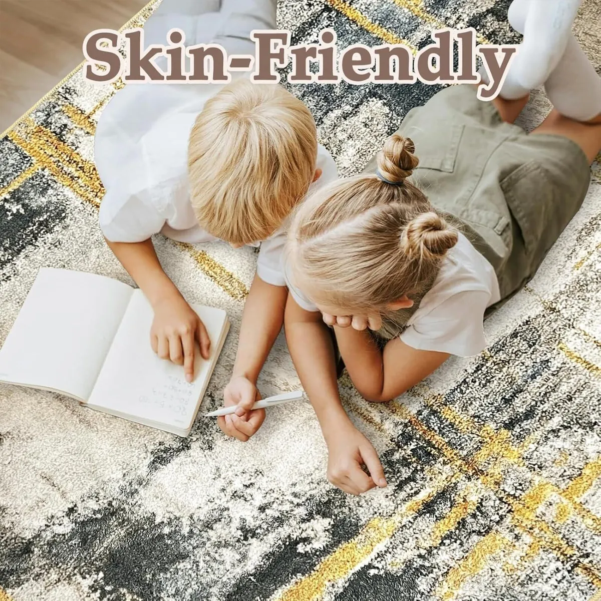 Beige Extra Large Area Rugs for living Room 200 x - Image 3