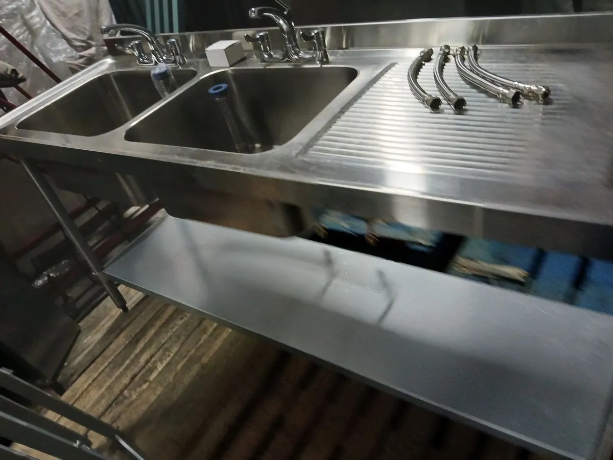 Staneless steel cabbinet  fridge unit complete - Image 1