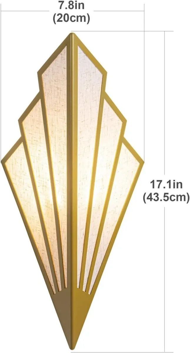 Set Of 2 Battery Operated Wall Sconces Lights - Image 4