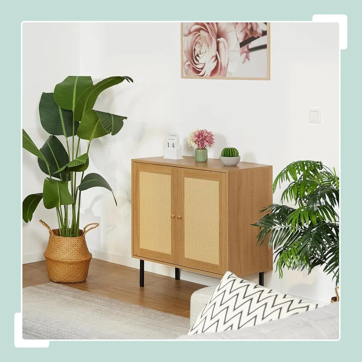 Sideboard 80x80x40 cm Kitchen Storage Cabinet 2 - Image 2