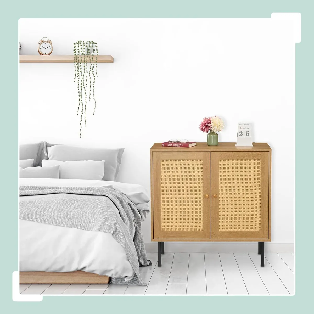 Sideboard 80x80x40 cm Kitchen Storage Cabinet 2 - Image 4