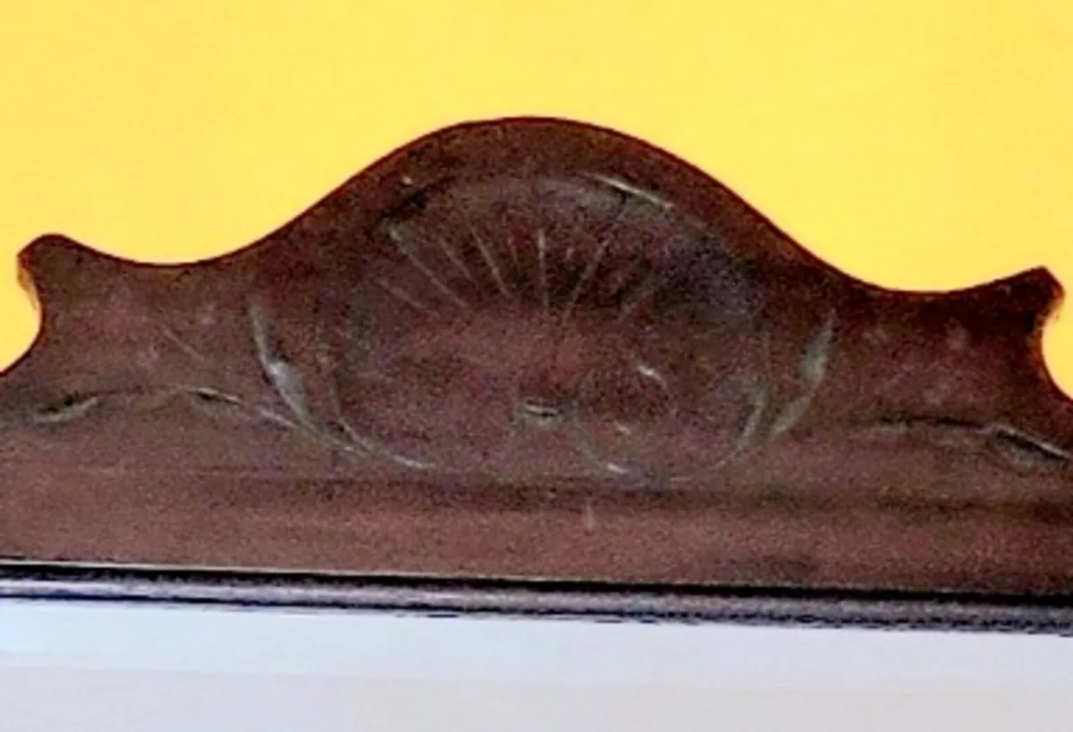 Hall / Cloak Mirror with shelf, drawer & rail - Image 2