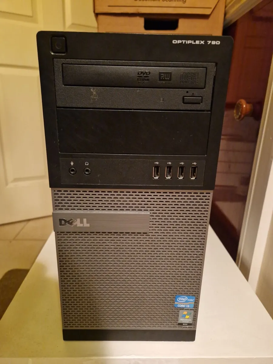 DELL OPTIPLEX 790, 6GB RAM, 300GB HDD, i3, Wins En - Image 1