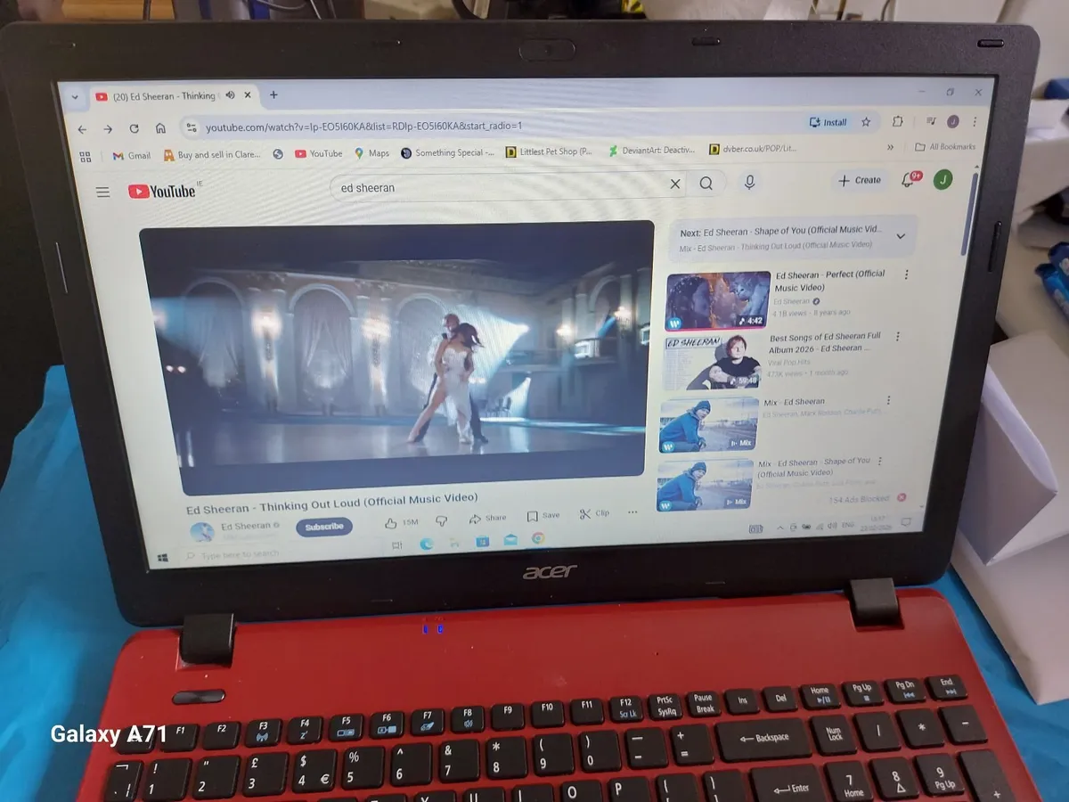 Acer Aspire ES1-571-P1KF, Red, 8GB Ram 1 TB HDD - Image 1