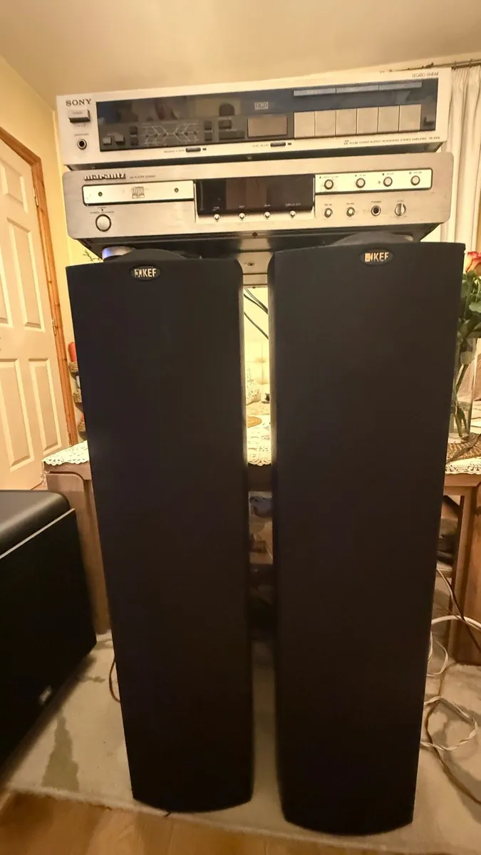 Kef iQ70 Marantz cd5001, Sony TA-AX5 - Image 1