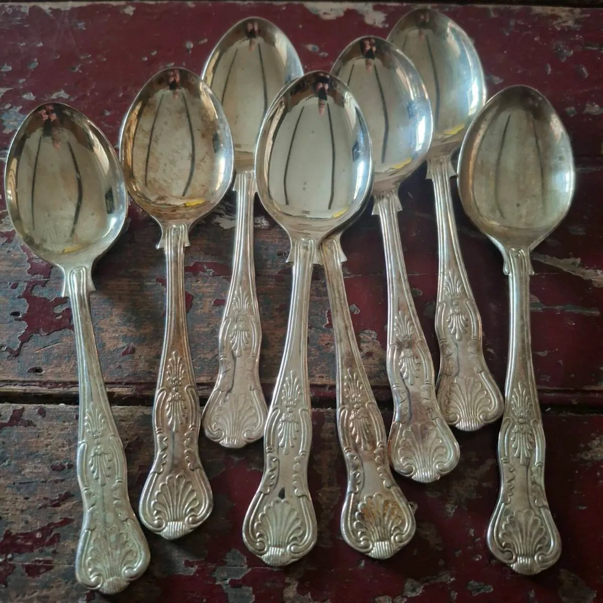 Newbridge Kings Pattern Dessert Spoons - Image 1
