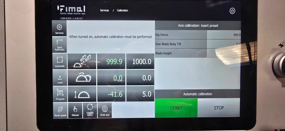 new FIMAL Concept ELITE 350 / 3200 Panel Saw - Image 3